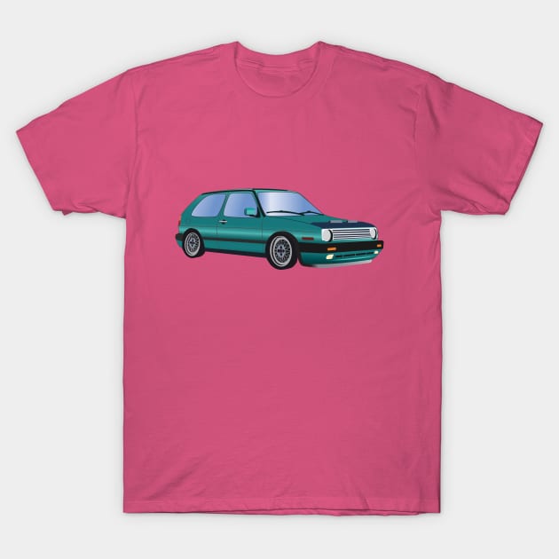 Retro Car T-Shirt by Karlie Designs